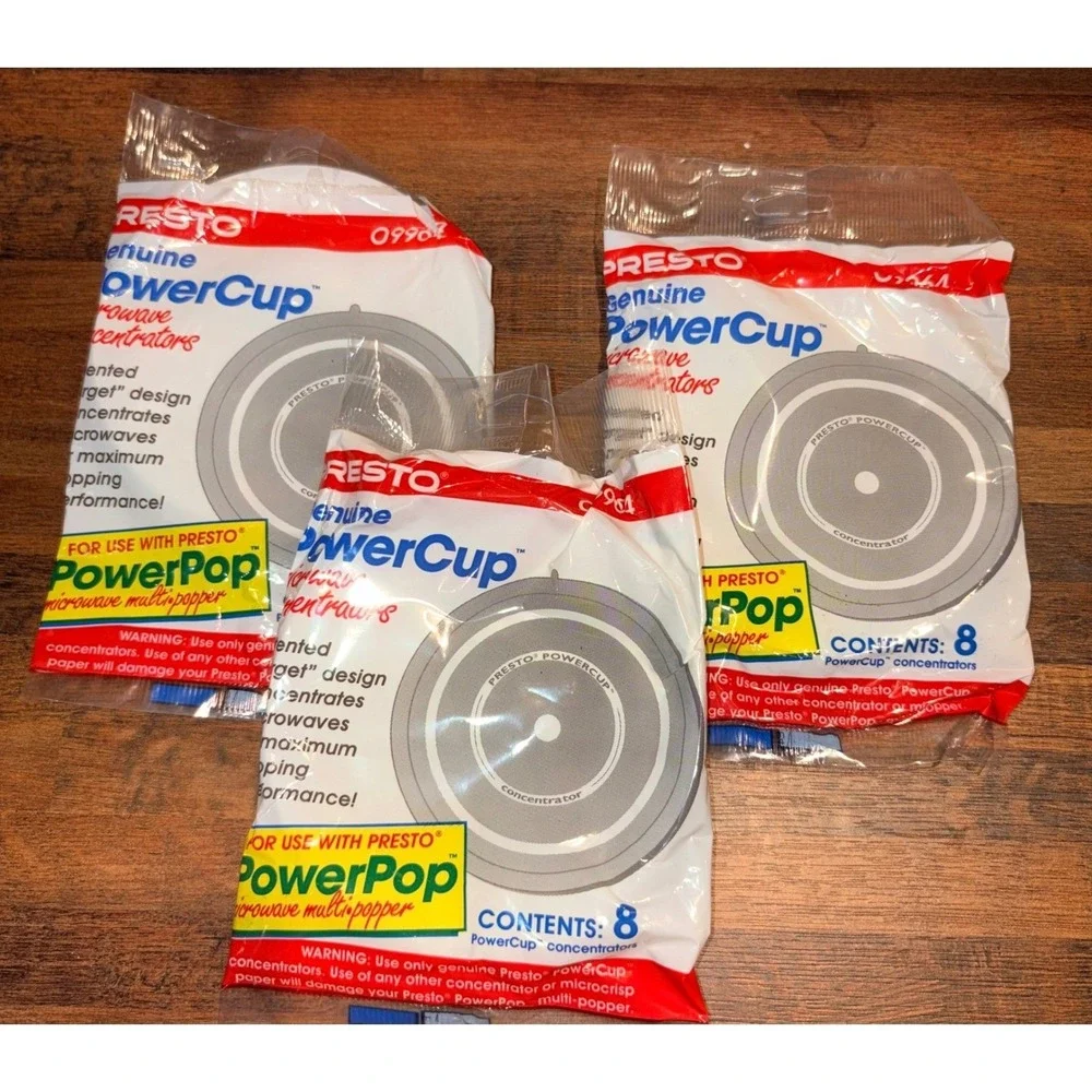 Presto Pride PowerPop Microwave Popcorn Popper Orville Redenbacher with 24 Cups